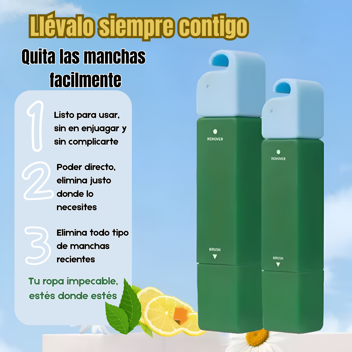 Pluma Removedora de Manchas